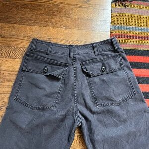 Imogene and Willie Blake military trouser in black, size small Perfect Shape!